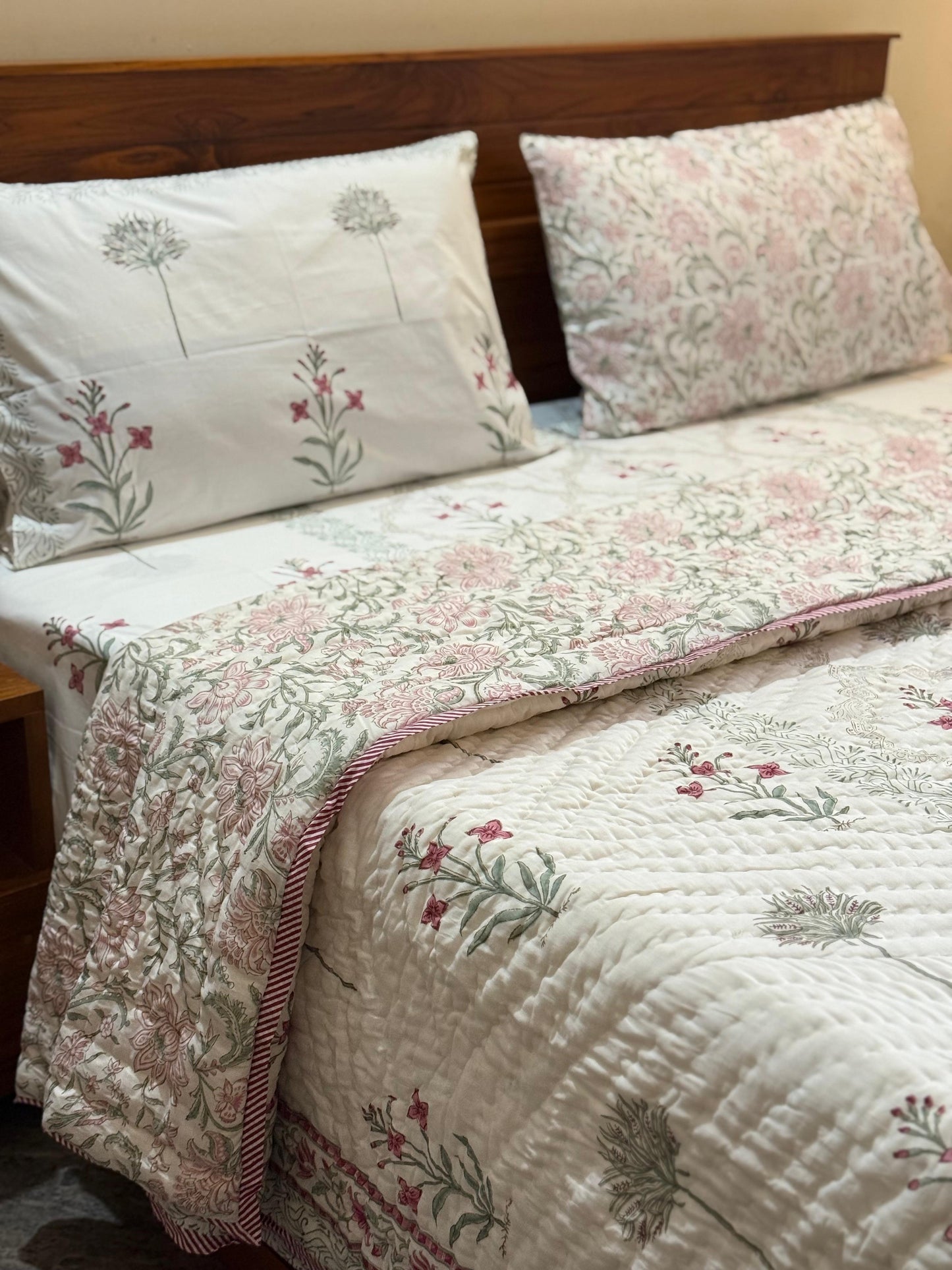 MAKHMAL - Bed sheet and quilt set