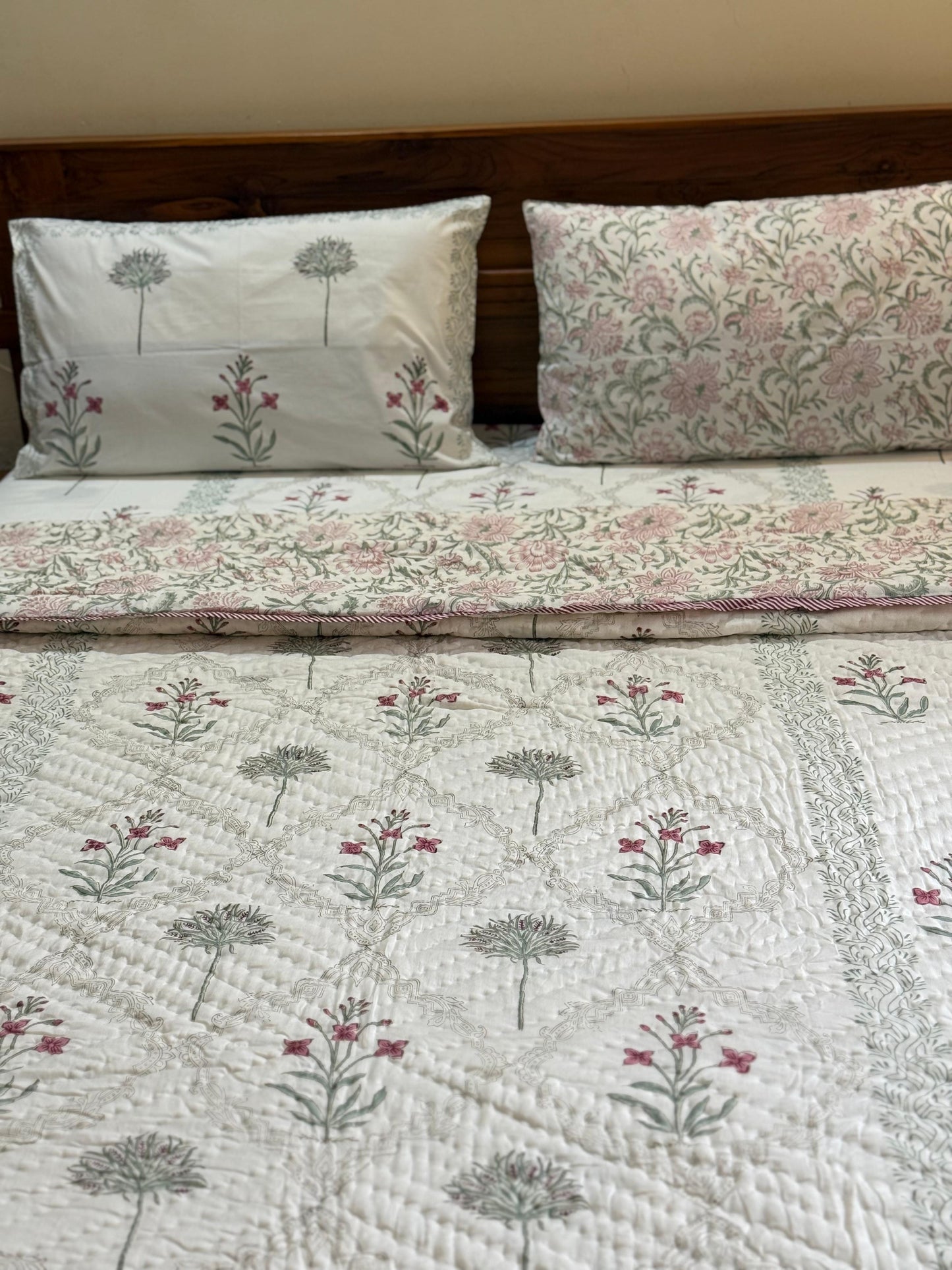 MAKHMAL - Bed sheet and quilt set