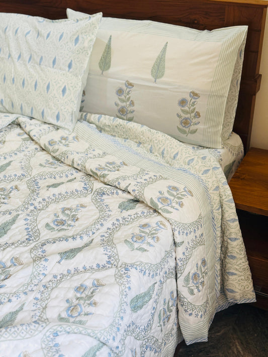 PARIZAAD - Bed sheet and quilt set