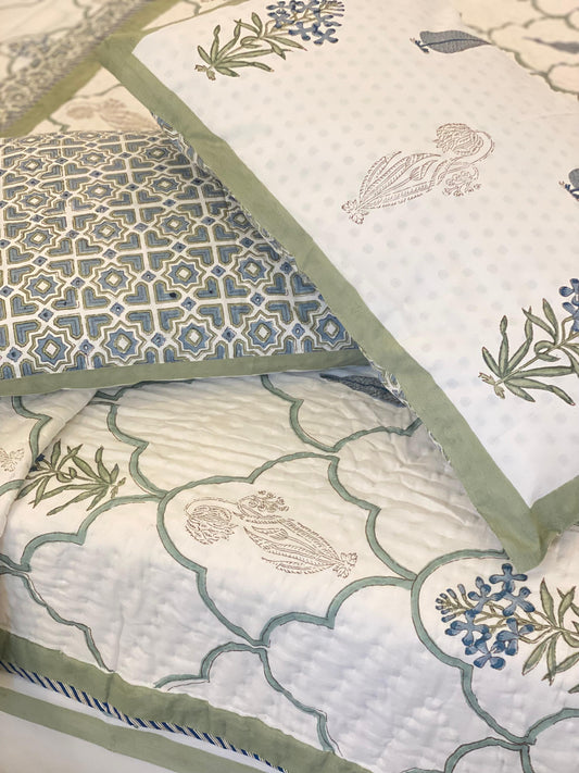 BHAG-E-BAHAR - Bed sheet and quilt set