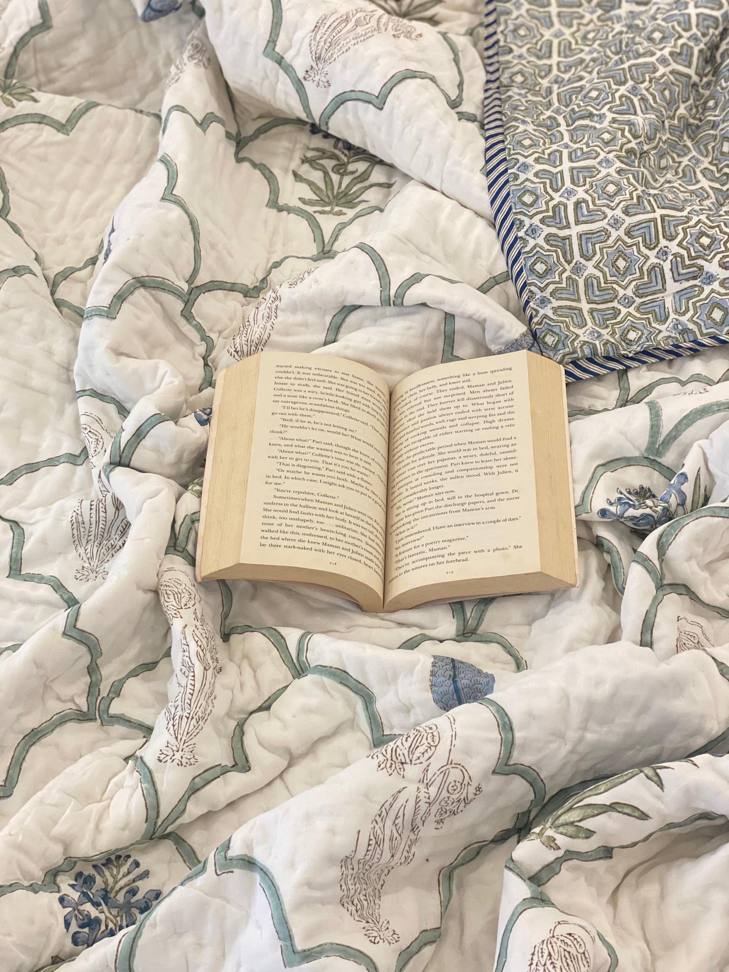 BHAG-E-BAHAR - Bed sheet and quilt set